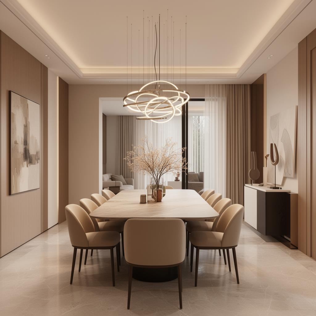 Elegantna blagovaonica dizajnirana od strane Auralis tima